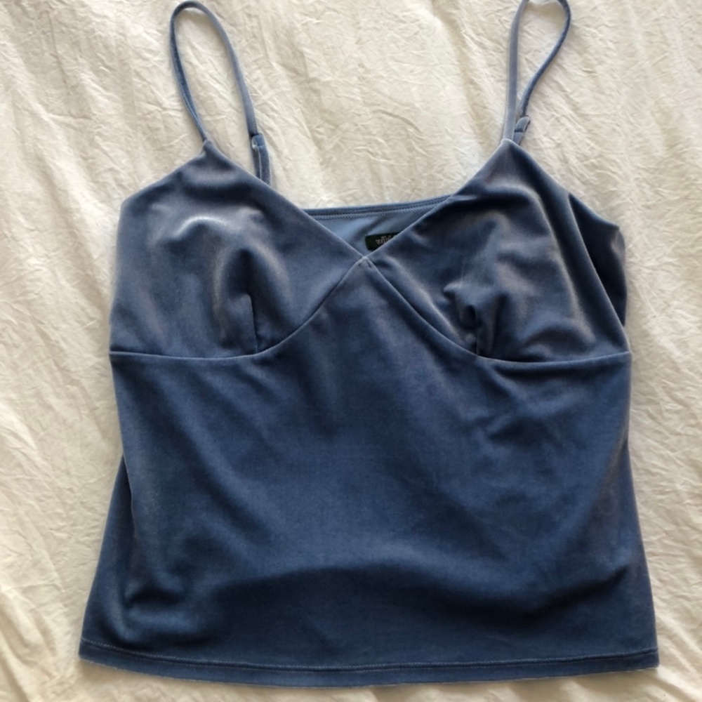 Blue Velvet Tank Top
